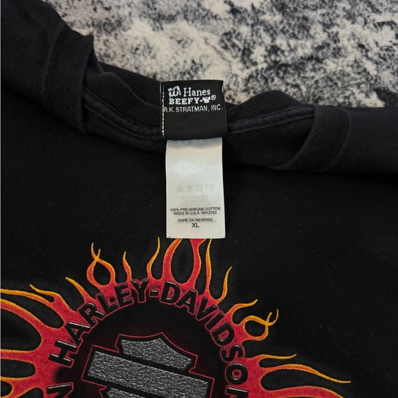 Vintage 2004 Harley Davidson Big Sky Montana Eagle Graphic T Shirt - Picture 6 of 12